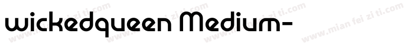 wickedqueen Medium字体转换